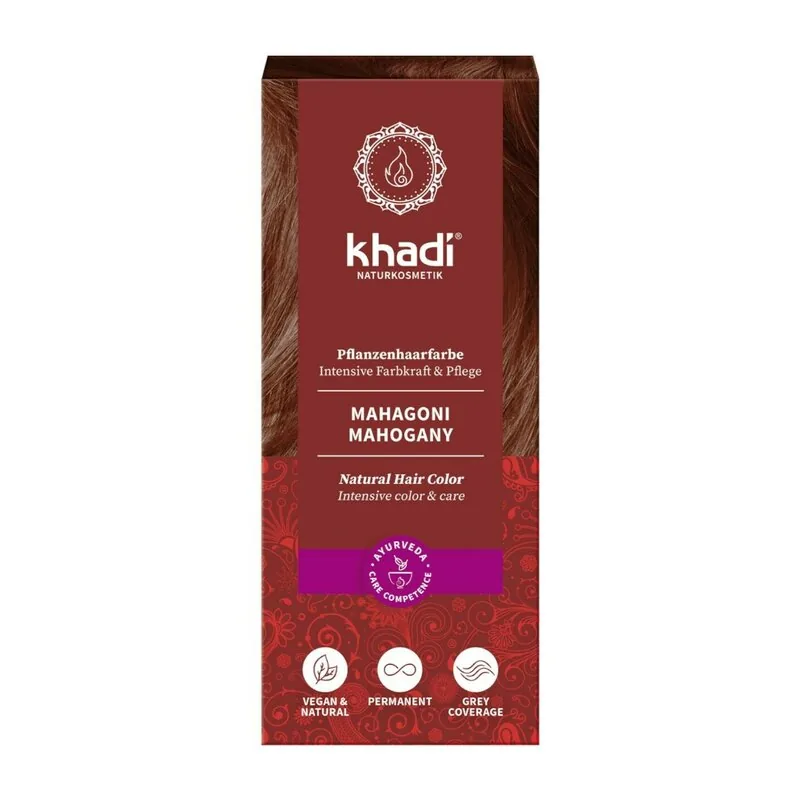 Vopsea de Par Khadi Rosu Mahon 100g