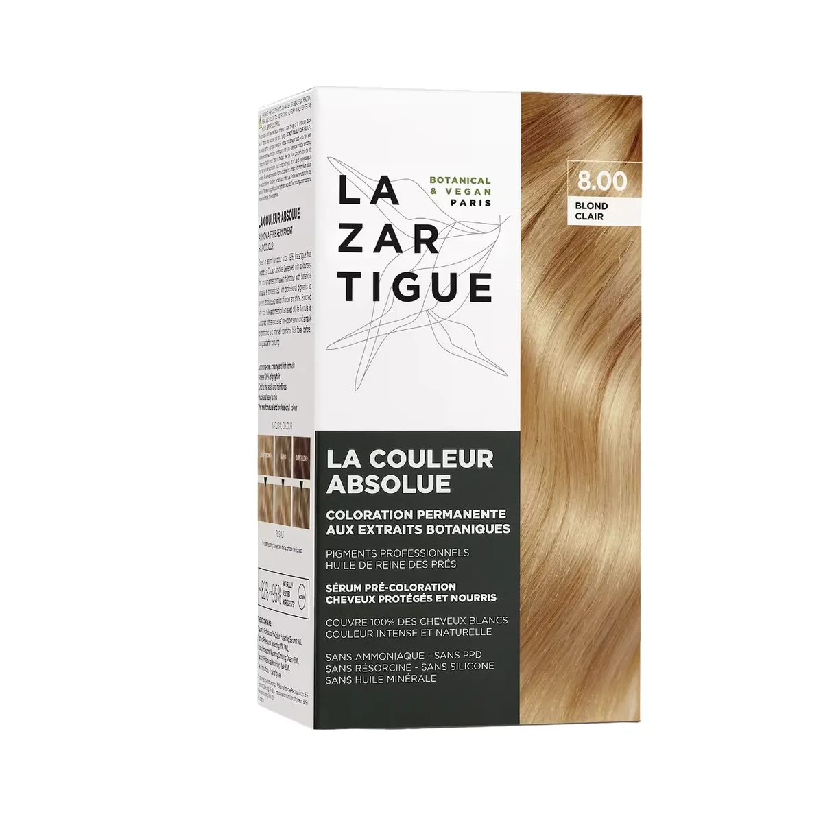 Vopsea de Păr Lazartigue La Couleur Absolue 8.00 Light Blond 143ml