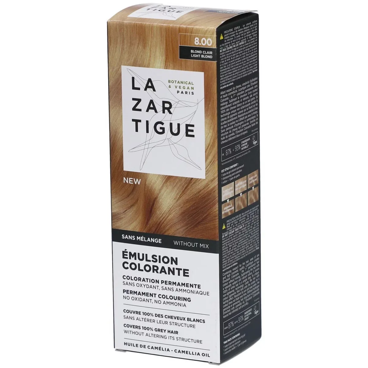 Vopsea de Par Lazartigue La Couleur Absolue 8.00 Light Blond 60ml