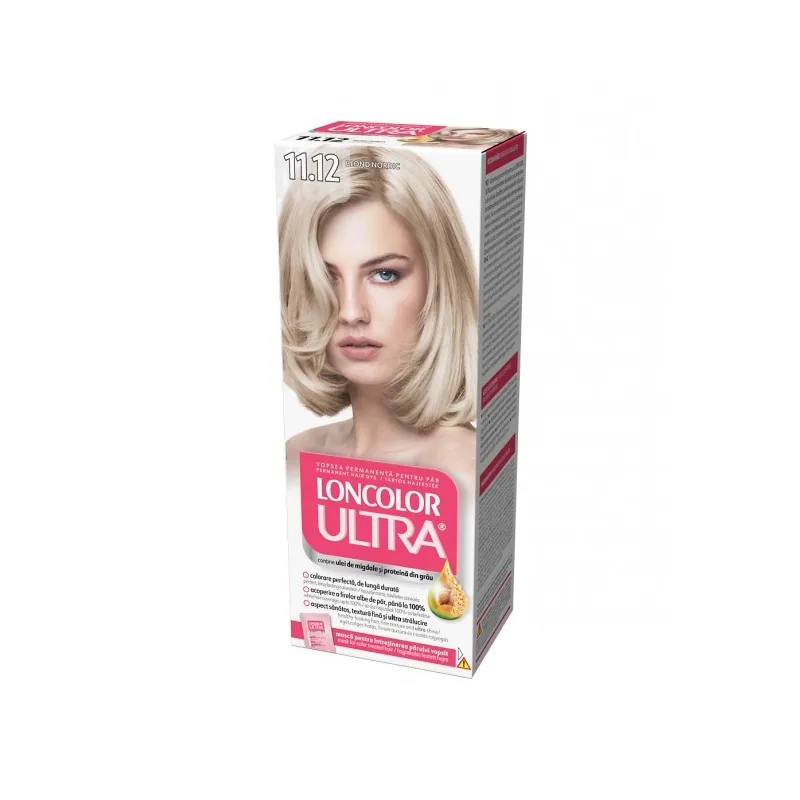 Vopsea de Par Loncolor Ultra 11.12 Blond Nordic 100ml