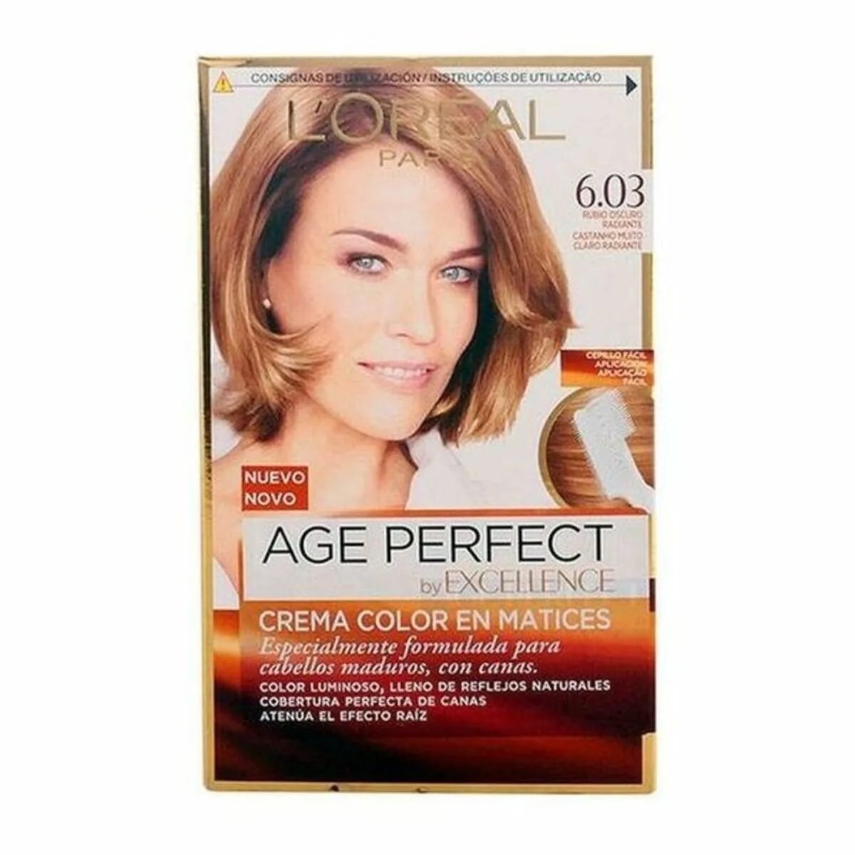 Vopsea de Păr L'Oréal Paris Excellence Age Perfect Blond Închis