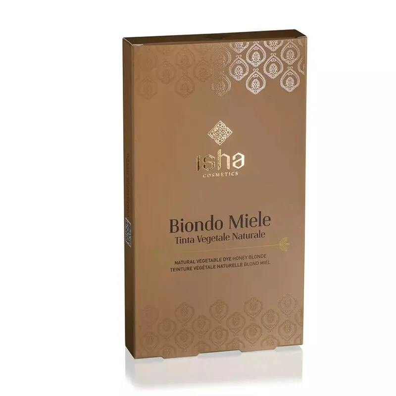 Vopsea de Par Naturala Isha Blond Miere 100g