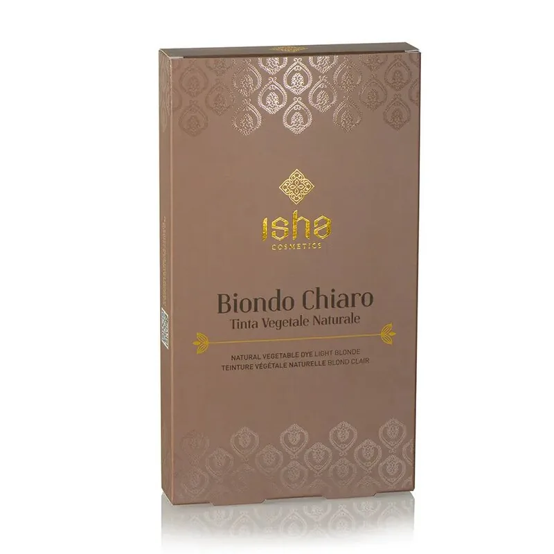 Vopsea de Par Naturala Isha Blond Deschis 100g
