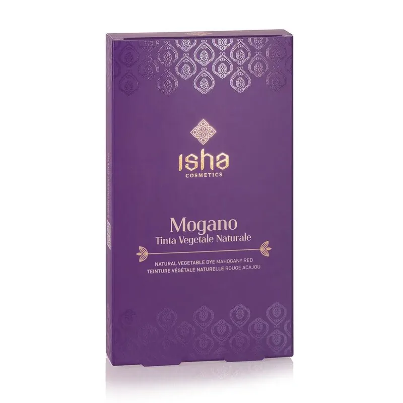 Vopsea de Par Naturala Isha Rosu Mahon 100g