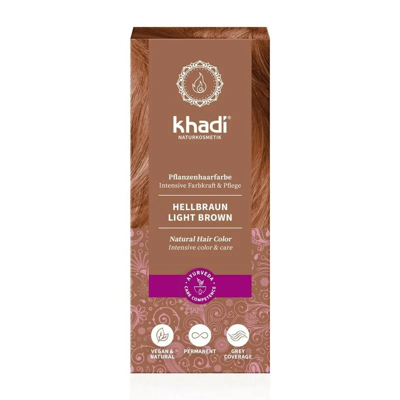 Vopsea de Par Naturala Khadi Saten Deschis 100g