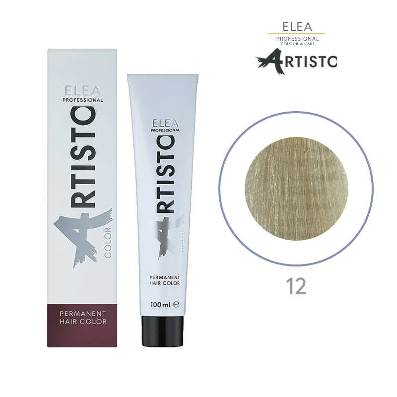 Vopsea de Par Permanenta Artisto Color 12 Blond Special 100ml