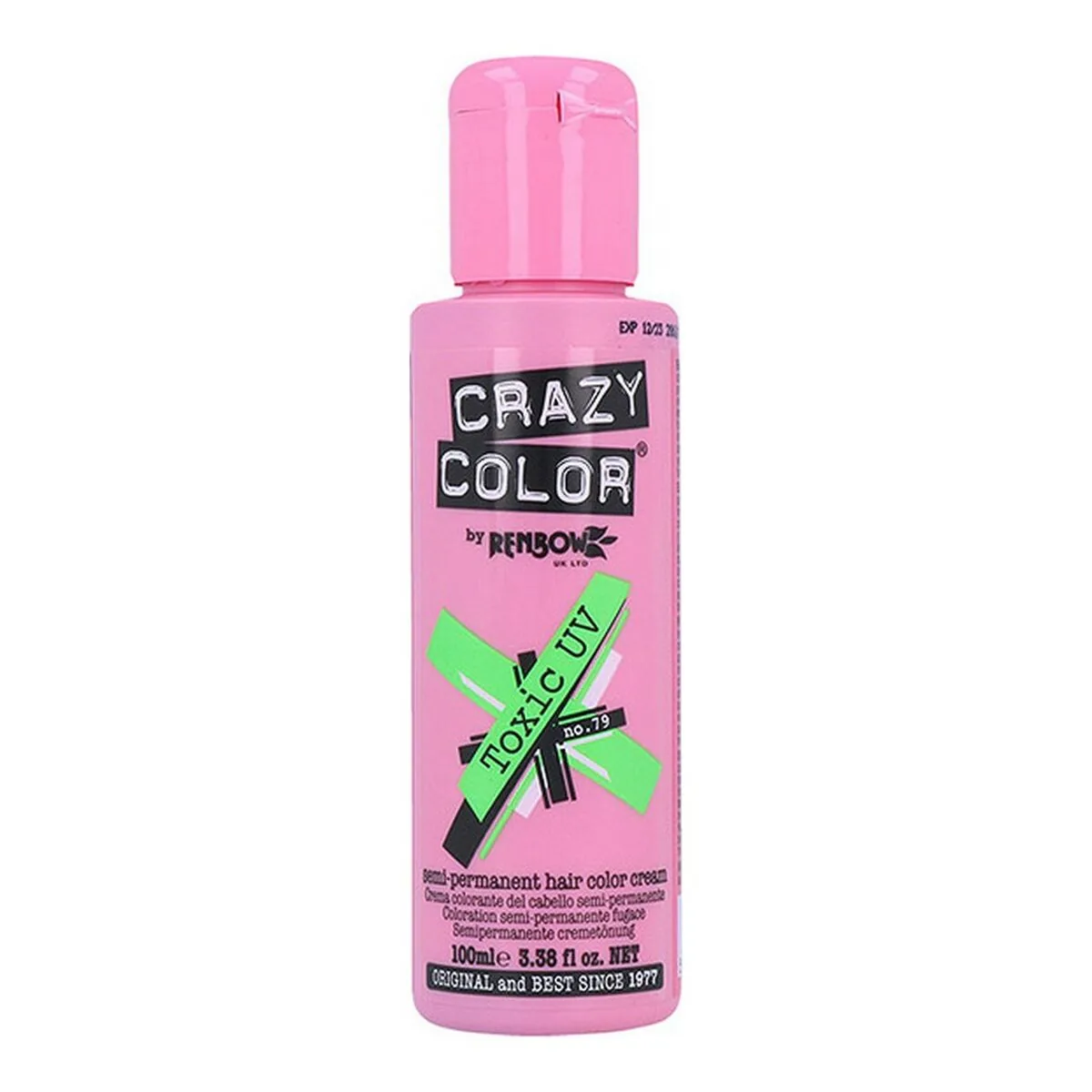 Vopsea de Păr Permanentă Crazy Color 79 Verde 100ml