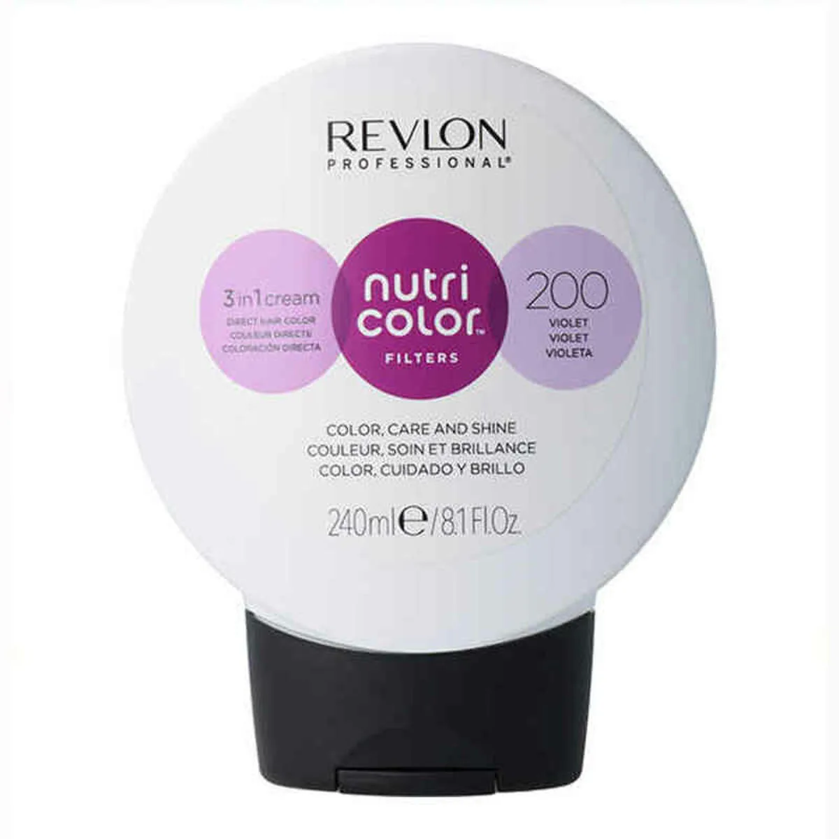 Vopsea de Păr Permanentă Revlon Nutri Color Violet 240ml