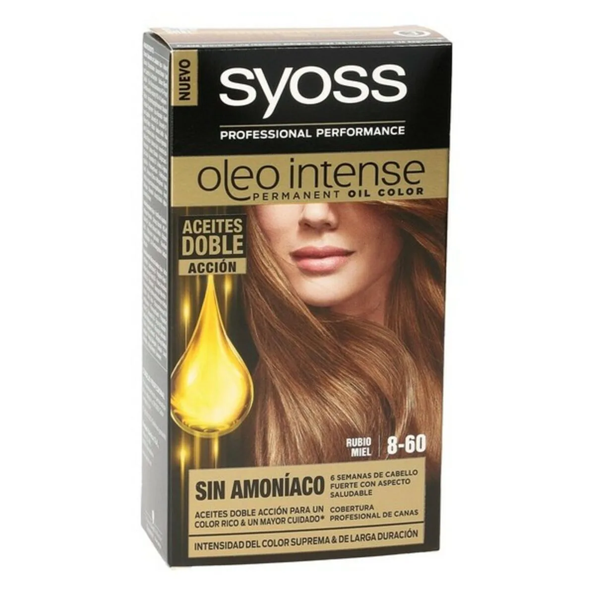 Vopsea de Par Permanenta Syoss Olio Intense Blond Miere 8.60