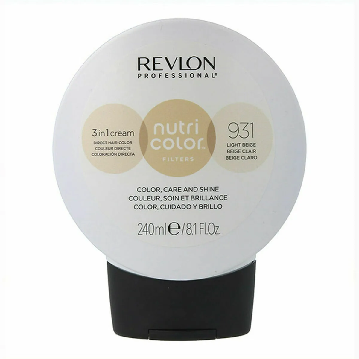 Vopsea de Păr Revlon Nutri Color Filters 931 Permanentă Bej 240ml
