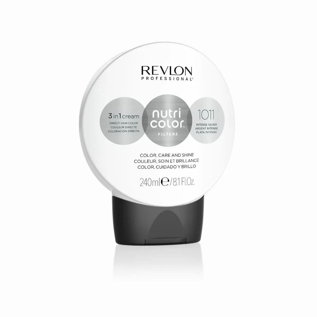 Vopsea de Par Revlon Nutri Color Filters Permanenta Argintiu Intens 240ml