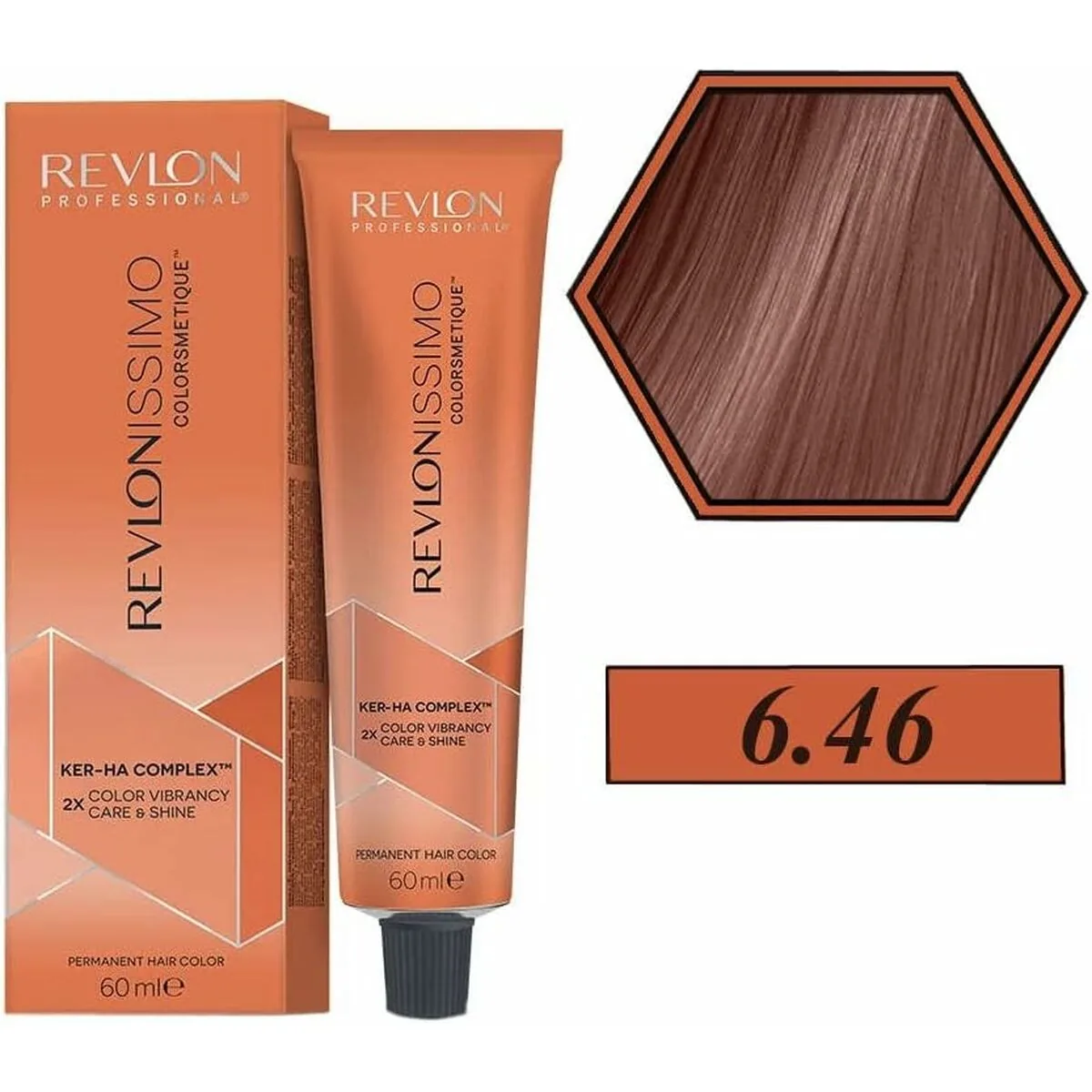 Vopsea de Par Revlon Revlonissimo Colorsmetique Castaniu Cupru 60ml