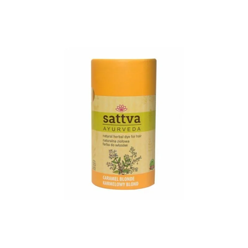 Vopsea de Par Sattva Ayurveda Blond Caramel 150g