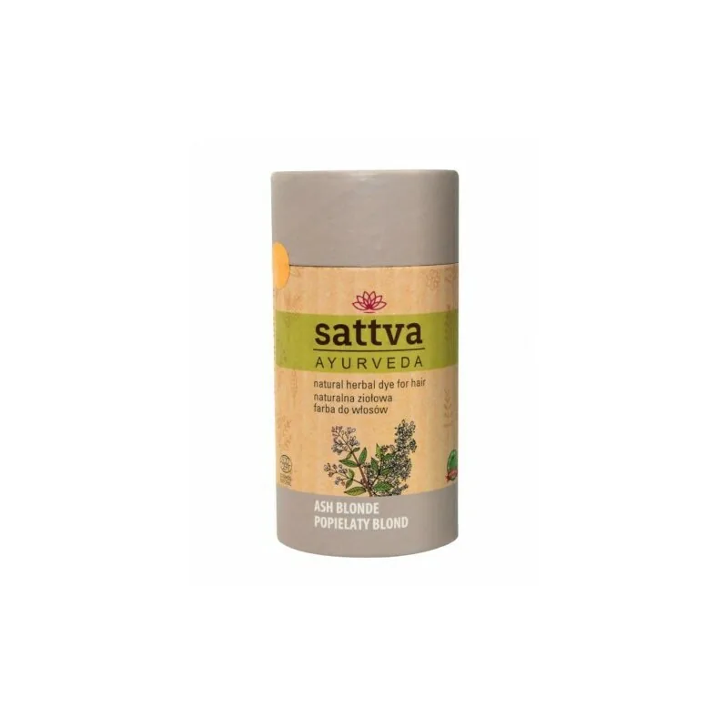 Vopsea de Par Sattva Ayurveda Blond Cenusiu 150g