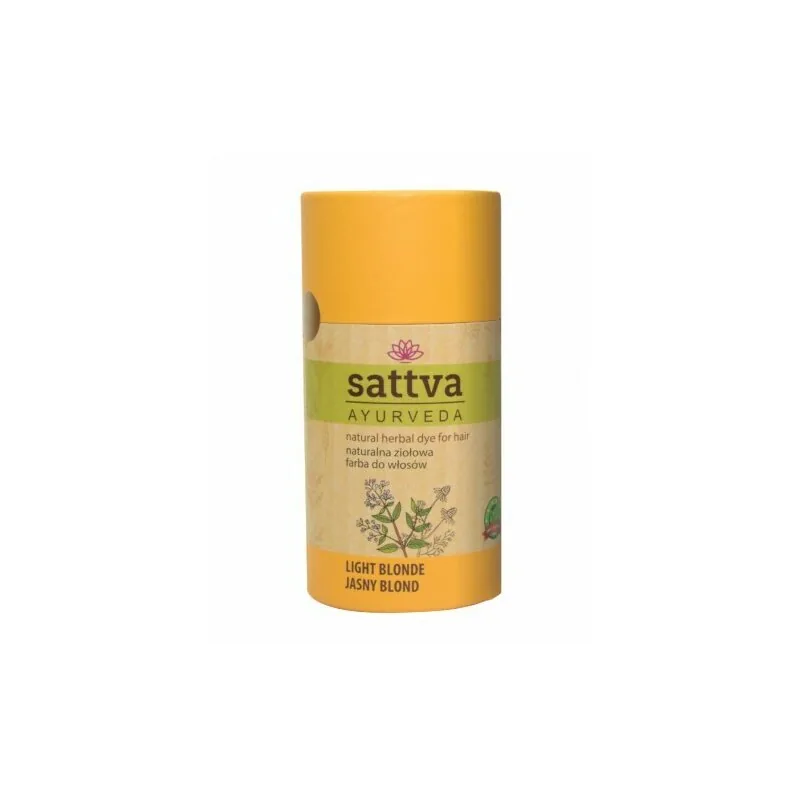 Vopsea de Par Sattva Ayurveda Blond Deschis 150g