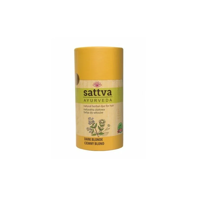 Vopsea de Par Sattva Ayurveda Blond Inchis 150g