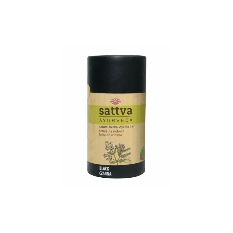 Vopsea de Par Sattva Ayurveda Henna Negru 150g