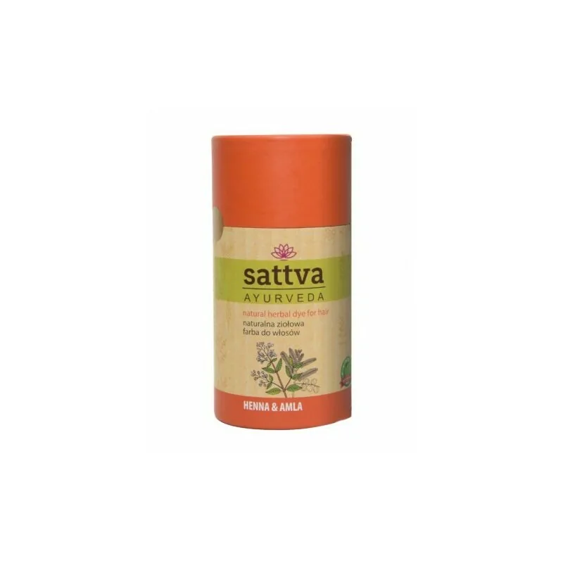Vopsea de Par Sattva Ayurveda Henna și Amla 150g