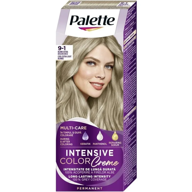 Vopsea de Par Schwarzkopf Palette Intensive Color 9-1 Blond Extra Deschis Rece