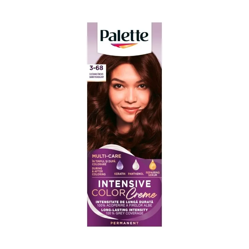 Vopsea de Par Schwarzkopf Palette Intensive Color Creme Castaniu Inchis 110ml