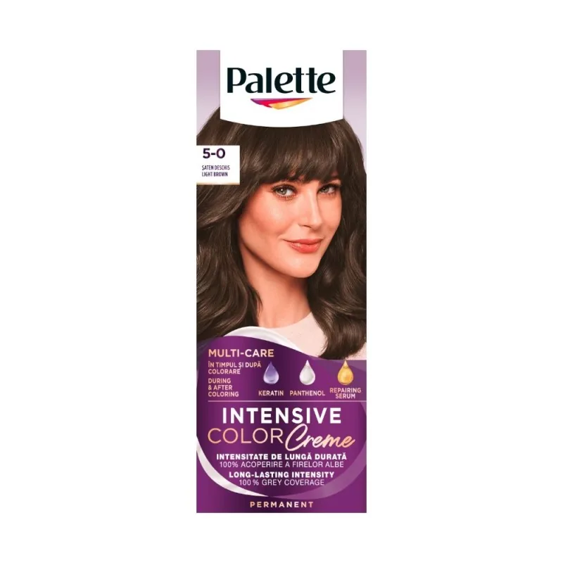 Vopsea de Par Schwarzkopf Palette Intensive Color Creme N4 Saten Deschis