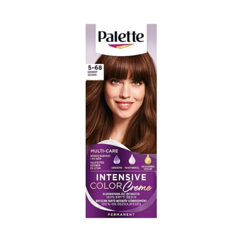 Vopsea de Par Schwarzkopf Palette Intensive Color Creme R4 Castaniu Mediu 110ml