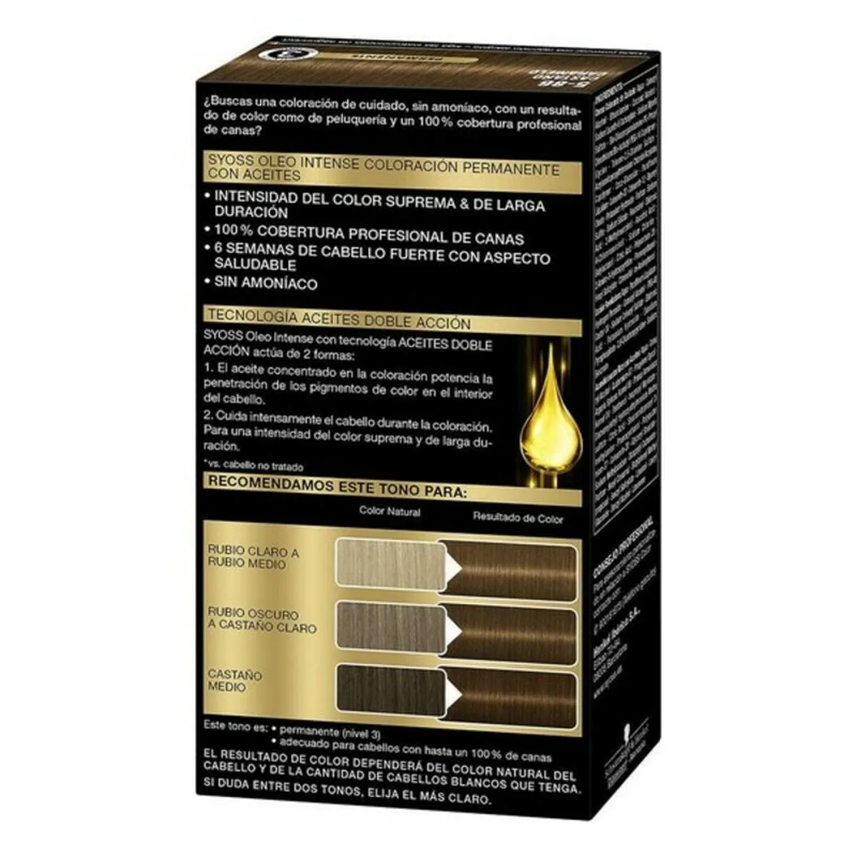 Vopsea de Păr Syoss Oleo Intense 5-86 Maro Caramel - imagine 2