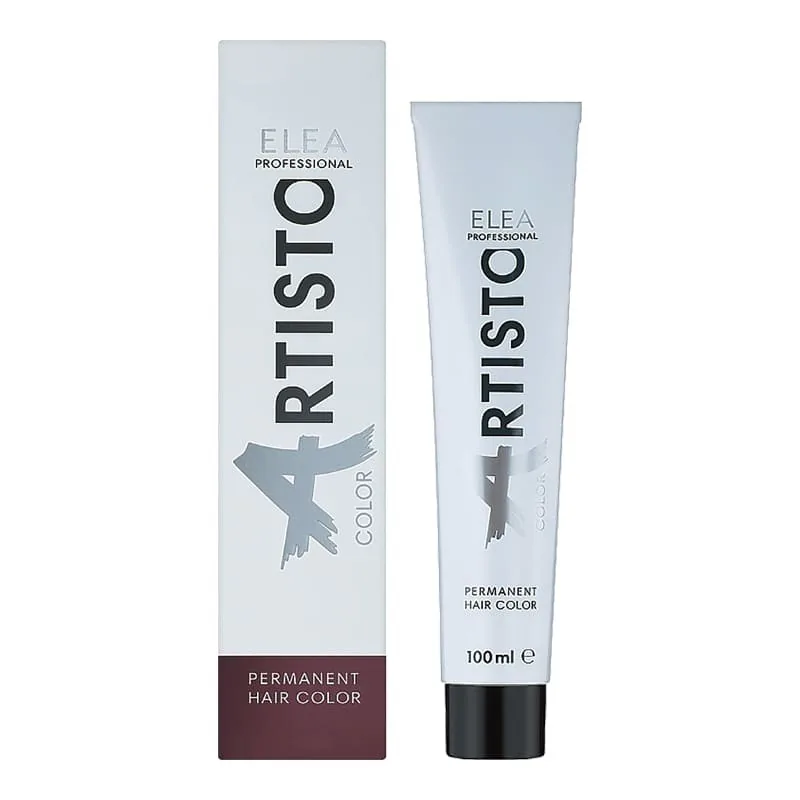 Vopsea Elea Professional Artisto Color 8/72 Castaniu Deschis Maro Violet 100ml - imagine 2