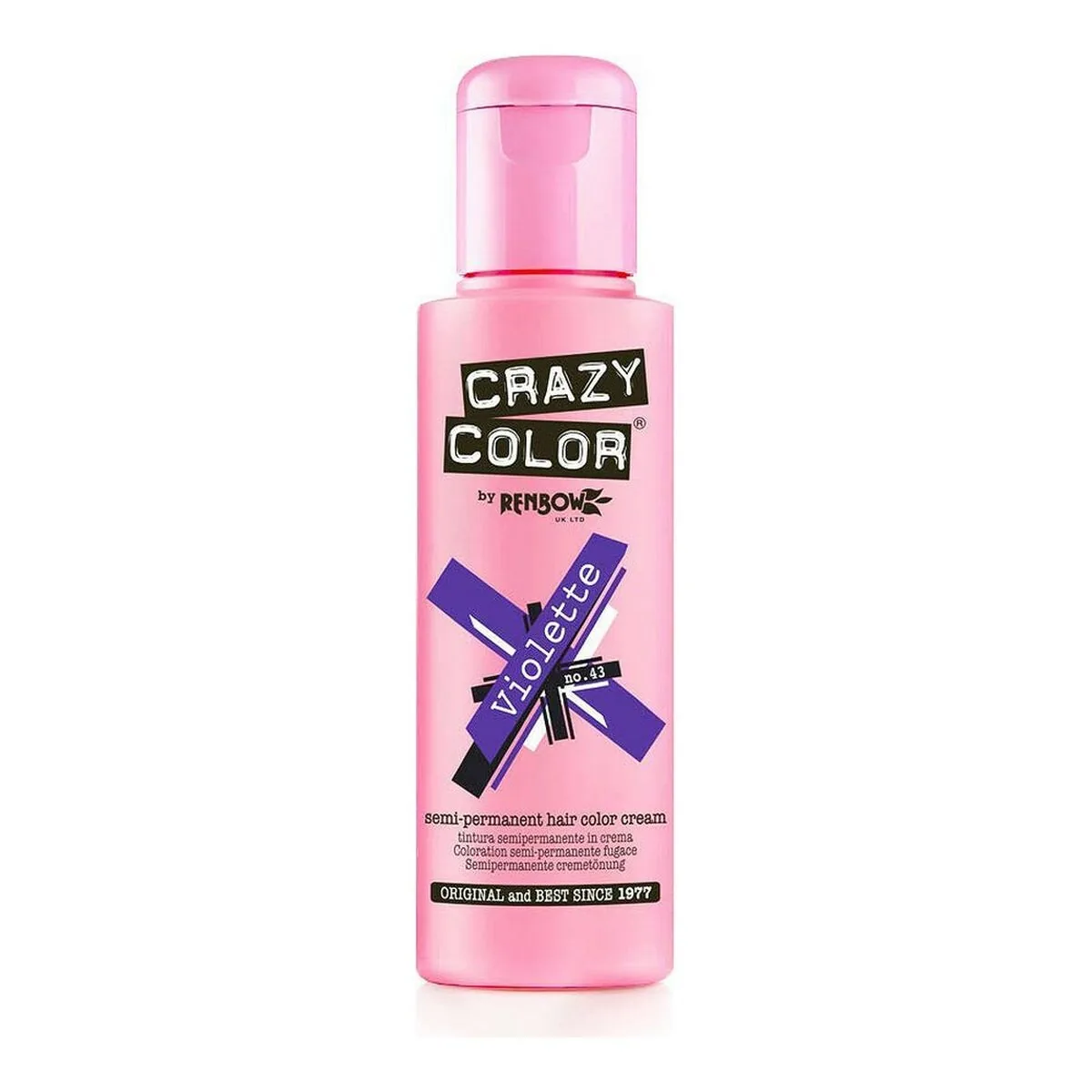 Vopsea Permanenta de Par Crazy Color Nº 43 100ml Violet
