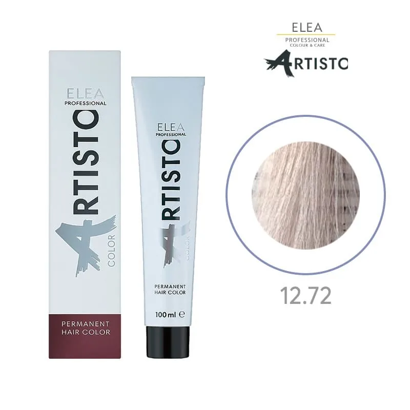 Vopsea Permanenta de Par Elea Professional Artisto Color 12/72 Blond Maro Violet