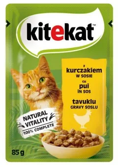 Hrana Umeda pentru Pisici Kitekat Adult Pui 85g