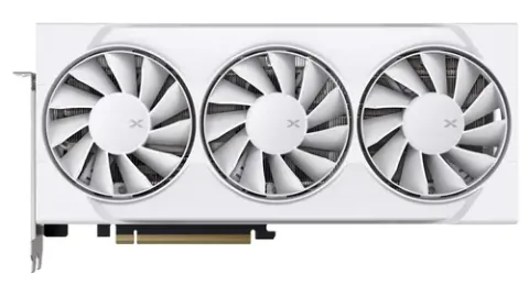 XFX Swift Radeon RX 9060 XT 16GB OC Triple Fan Gaming Edition White