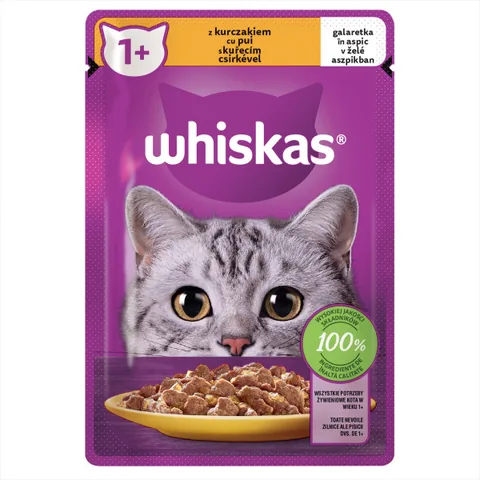 Whiskas Plic Pui 85g