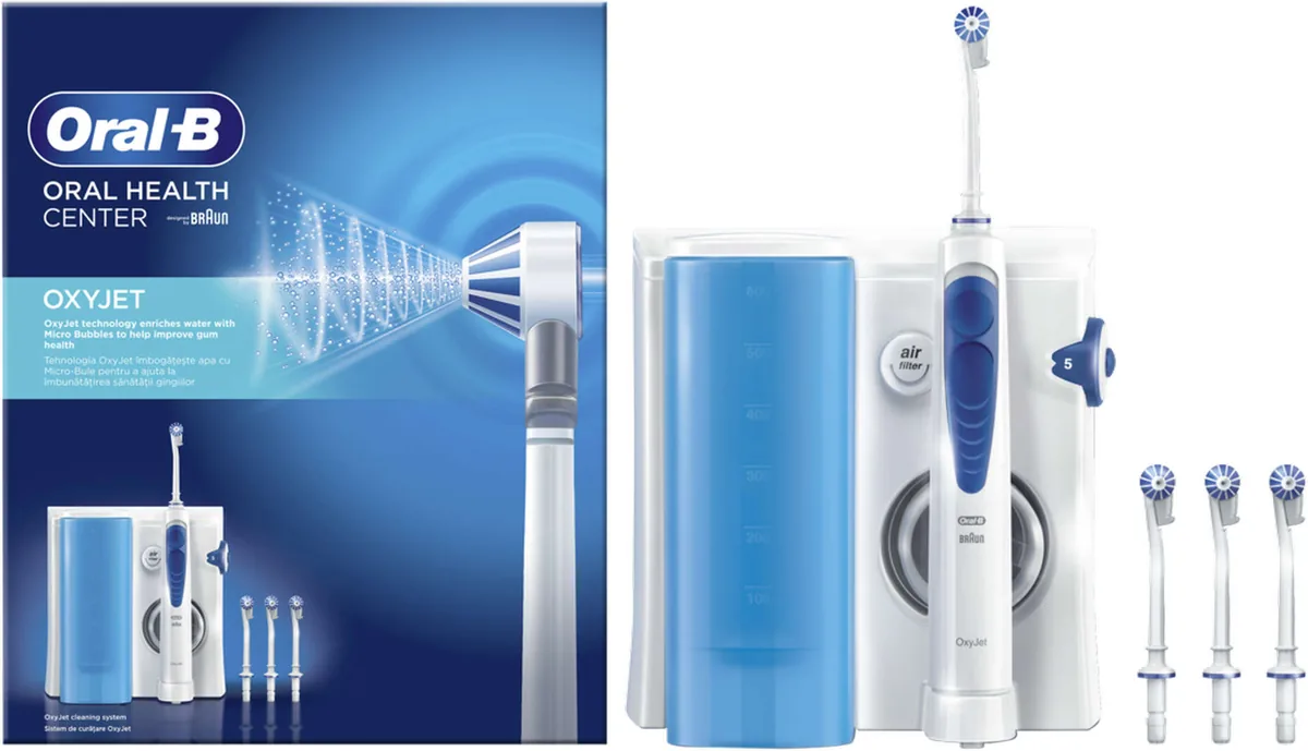 Oral-B OxyJet MD20 5 Viteze 600ml Alb/Albastru