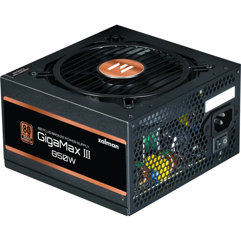 Zalman GigaMax III ZM850-GV3 850W 80 Plus Bronze Semi Modulara Negru