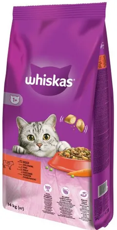 Hrana Uscata Pisici Whiskas Vita Ficat 14kg